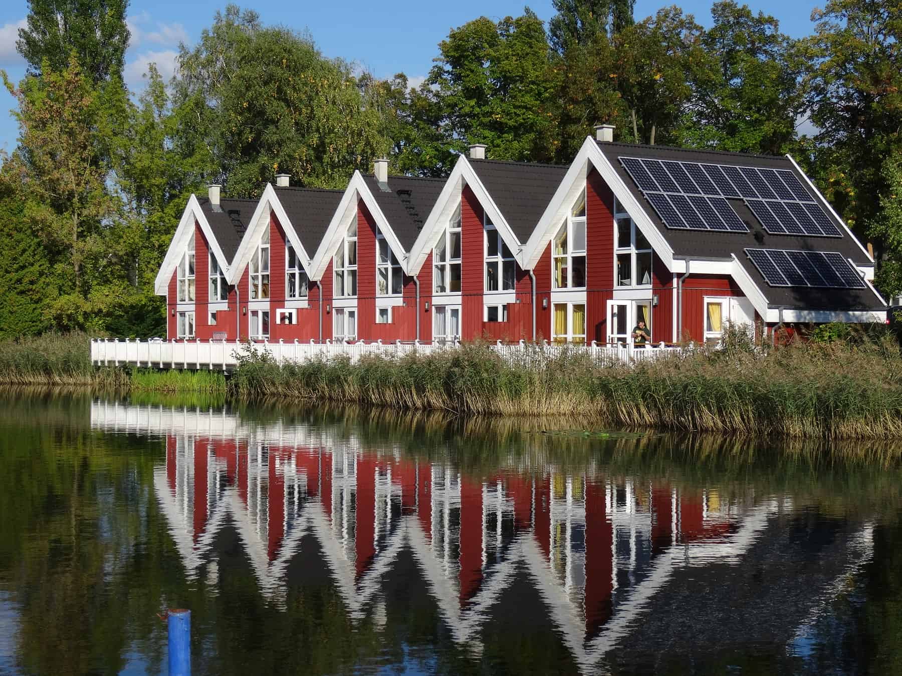 Ferienhaus Pirat mit Wasserterrasse in Wendisch Rietz