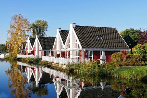 Ferienhaus Kolumbus mit Wasserterrasse inkl. Nebenkosten in Wendisch Rietz