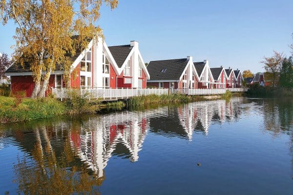 Ferienhaus Kolumbus mit Wasserterrasse in Wendisch Rietz