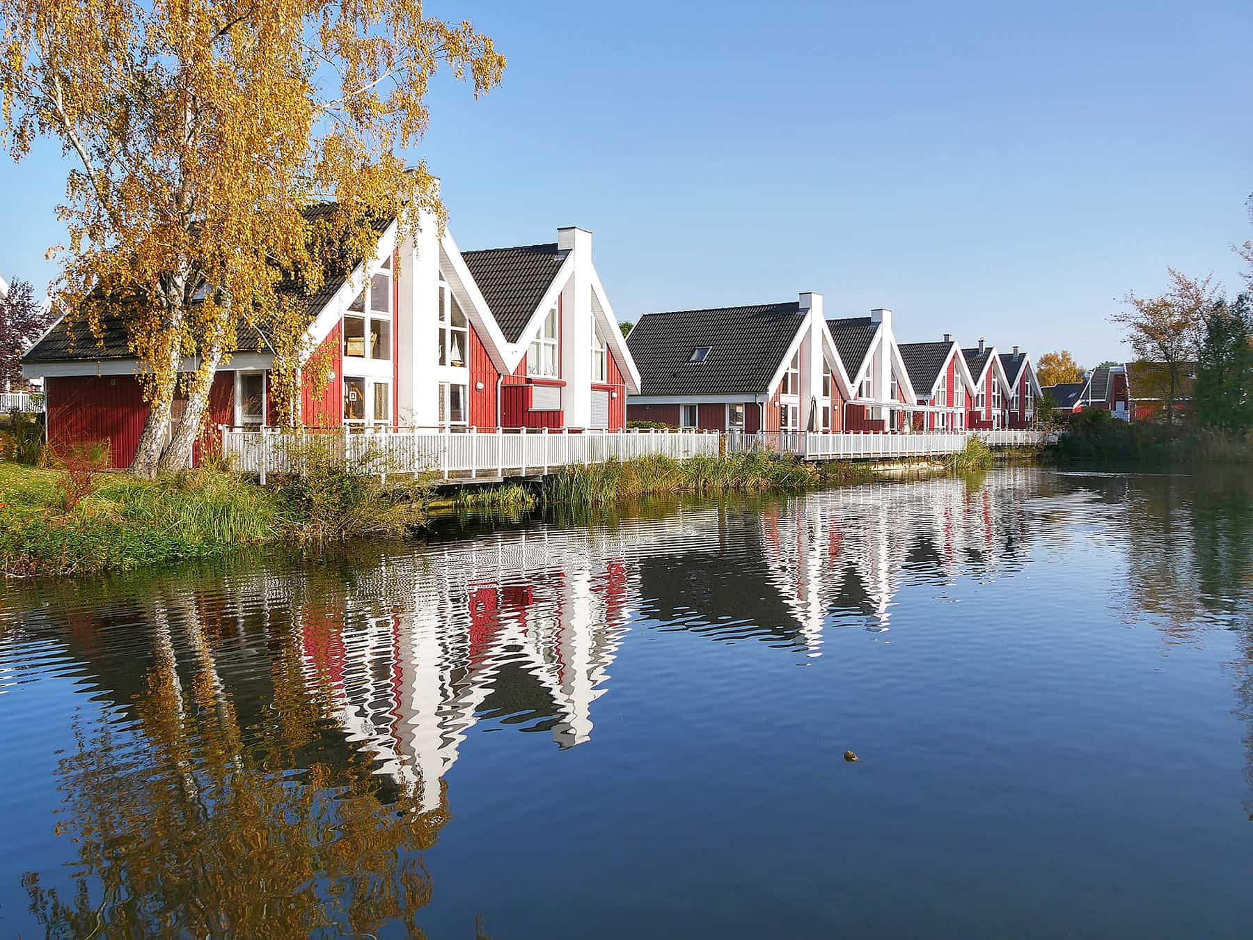 Ferienhaus Kolumbus mit Wasserterrasse in Wendisch Rietz