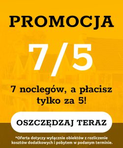 7 nocy = płacisz za 5